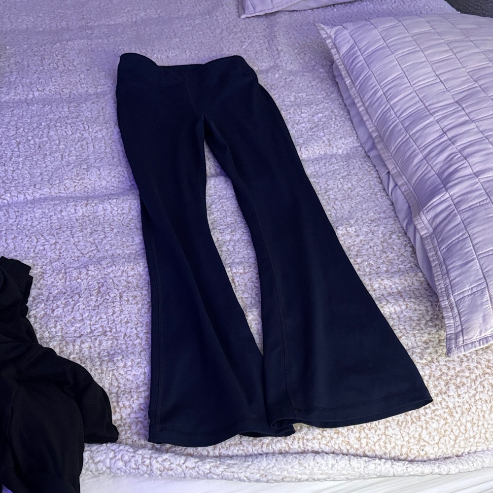90 Degree By Reflex Navy Flare Pants